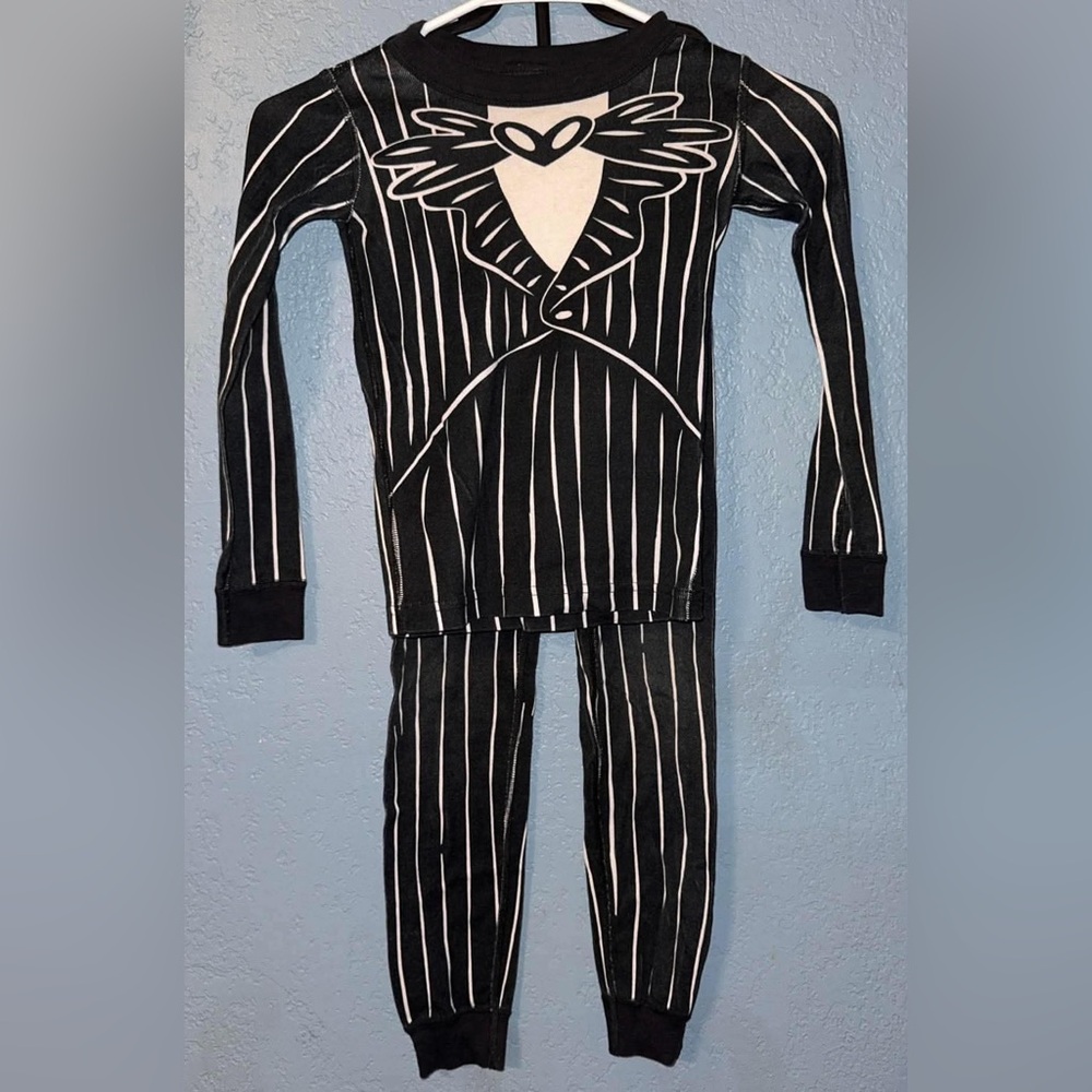 Disney Black and White Jack Skellington Kids Pajama Set